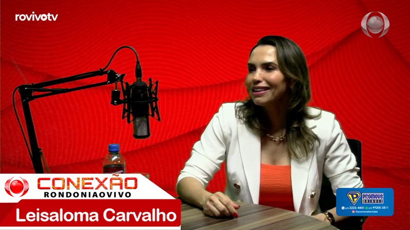CONEXÃO RONDONIAOVIVO: Delegada Leisaloma Carvalho fala violência na capital
