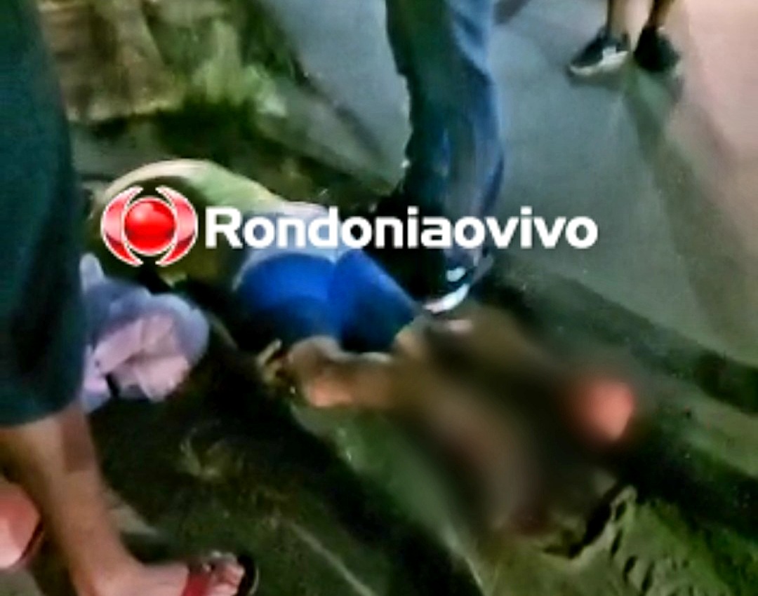 COLISÃO GRAVE: Motociclista sofre fratura exposta na perna após acidente em Porto Velho