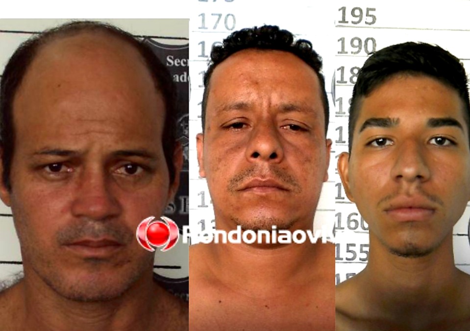 FLAGRANTE: Foragidos são presos com três armas de fogo durante abordagem da PM em casa