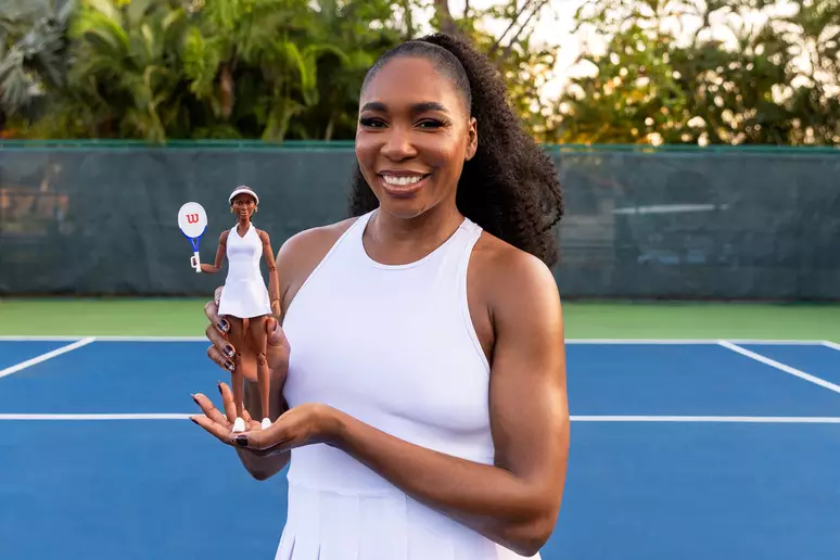 REPRESENTATIVIDADE: Rebeca Andrade e Venus Williams estão entre estrelas que terão a própria Barbie 
