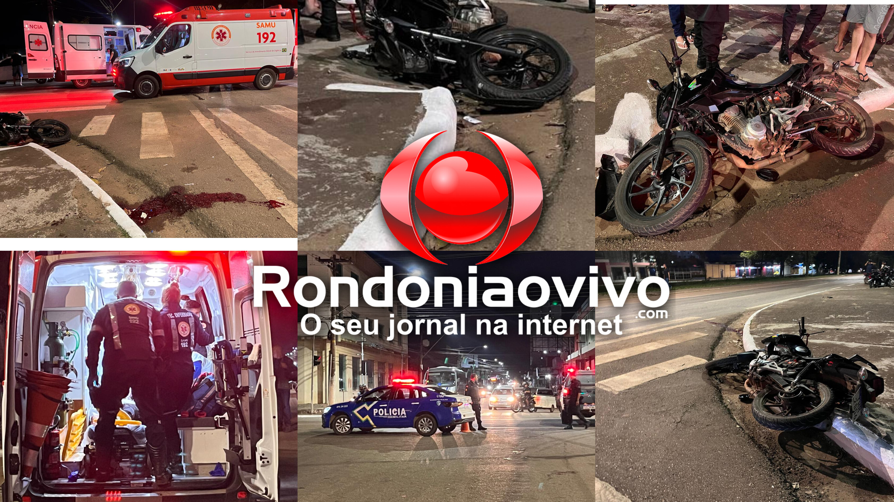 NA JORGE TEIXEIRA: Passageira de moto de app fica em estado gravíssimo após acidente