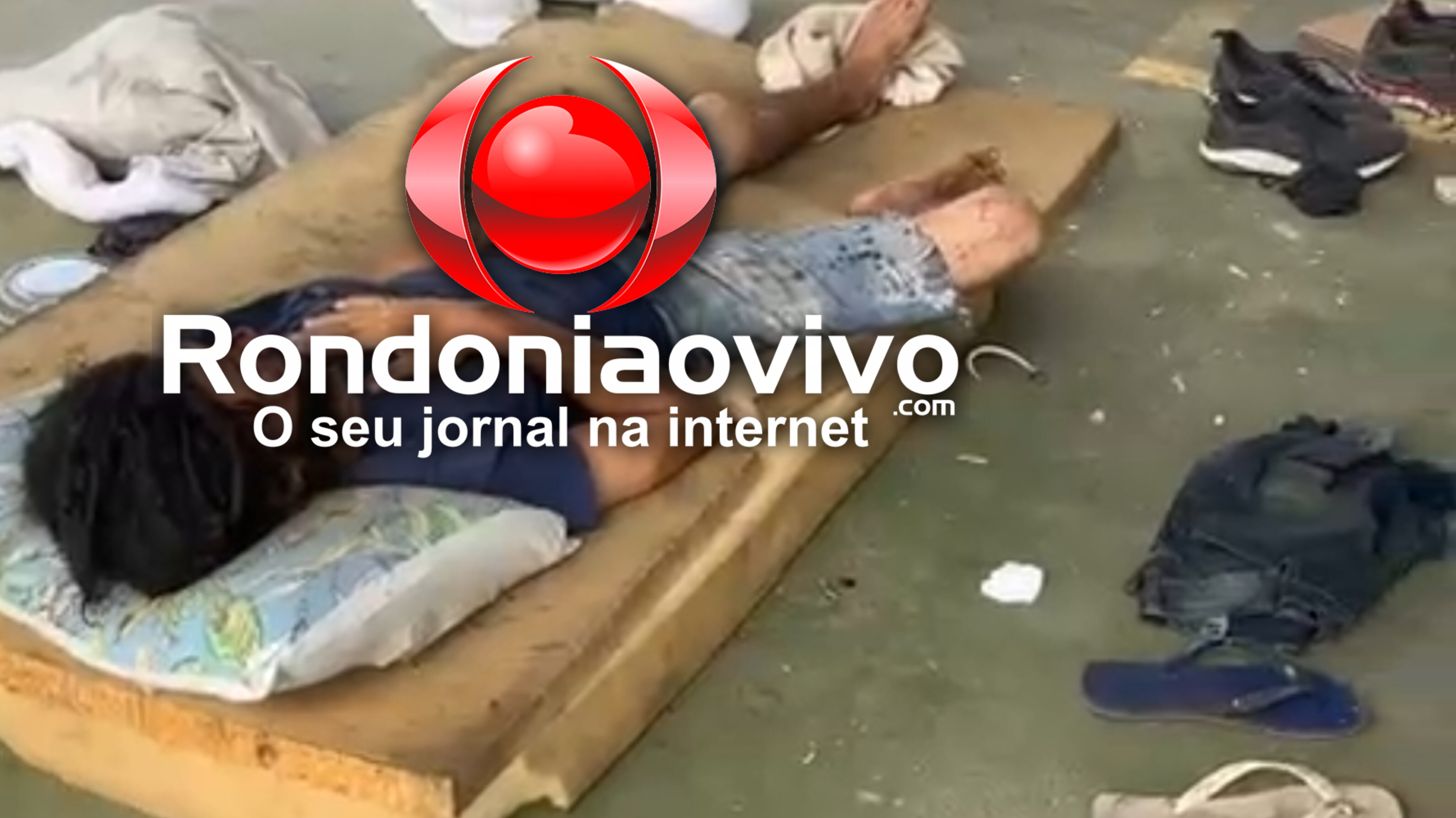 URGENTE: Homem que agrediu grávida é espancado a pauladas em escola abandonada
