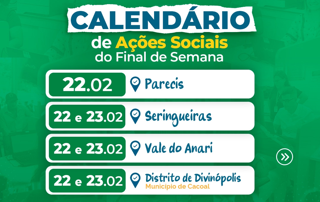 'DEFENSORIA ATENDE': DPE/RO realiza atendimentos em ações sociais neste fim de semana