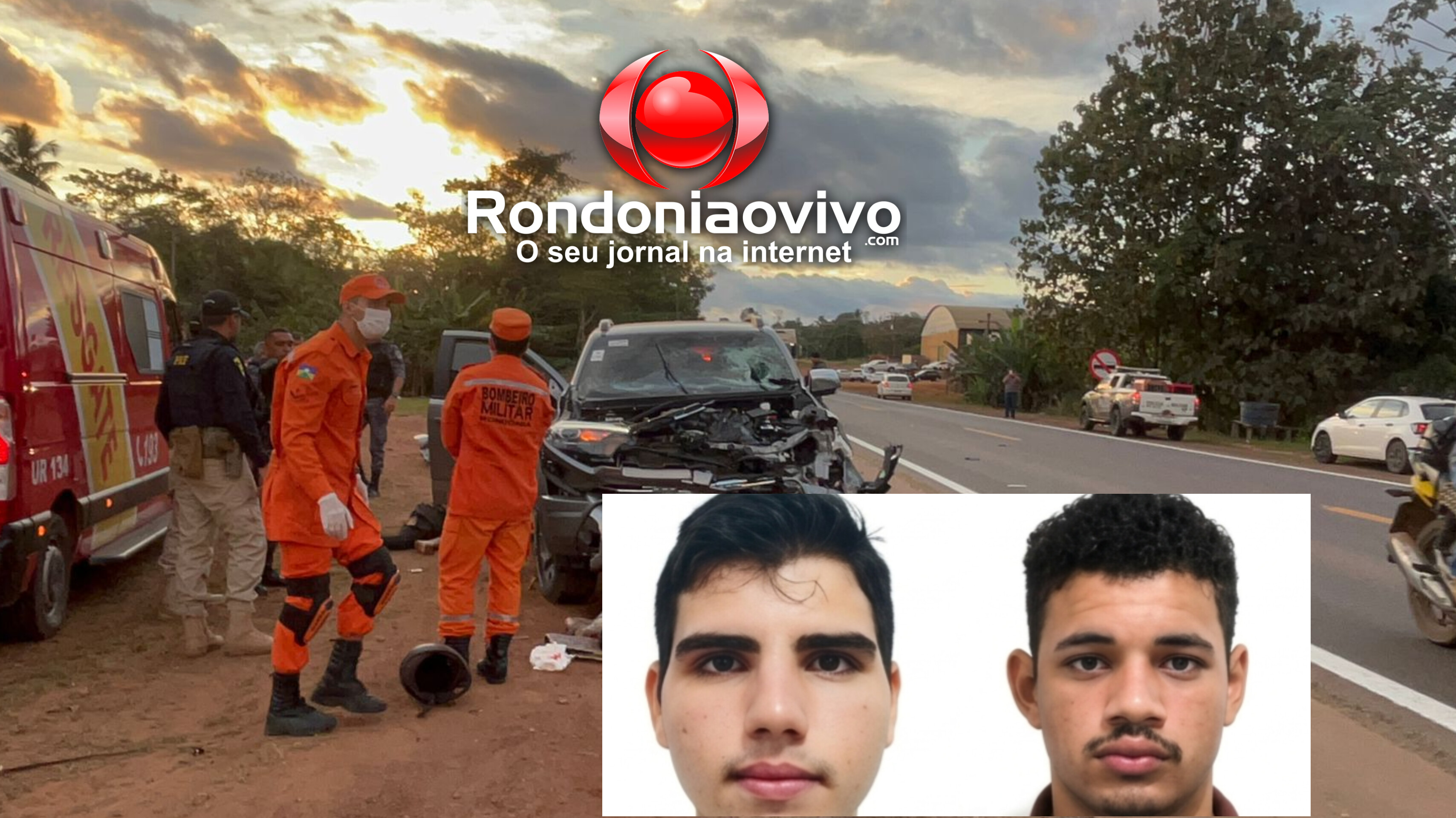 FORTE IMPACTO: Identificados amigos que morreram em acidente na BR-364; Um ia casar sábado
