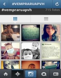 VEM PRA RUA - Hashtag #vempraruapvh já tem mais de 700 fotos no Instagram

