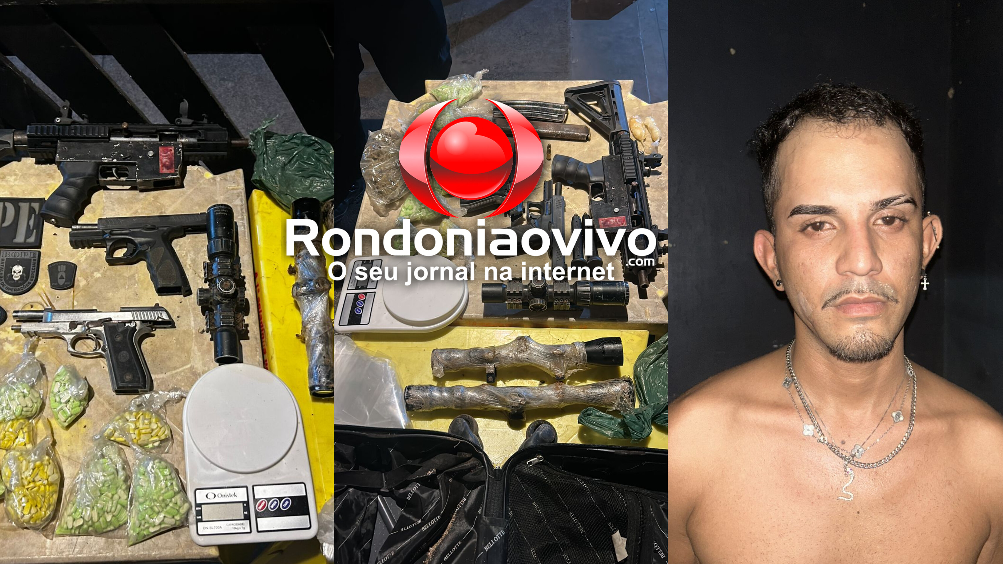METRALHADORA: Operação Maximus desarticula depósito clandestino de armas e drogas na capital