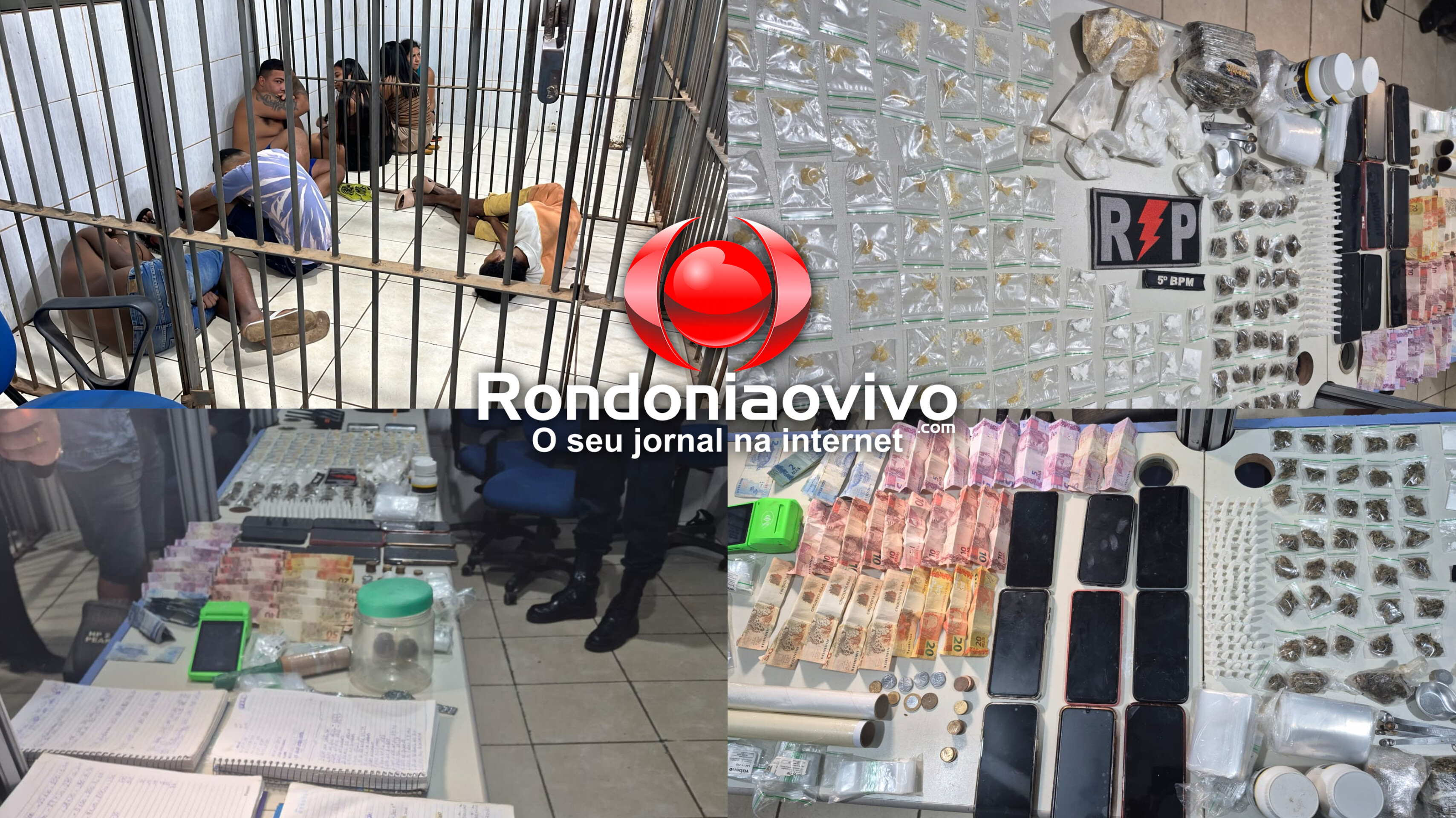 VÍDEO: Sete pessoas são presas em boca de fumo estourada por equipe do sgt Frantz