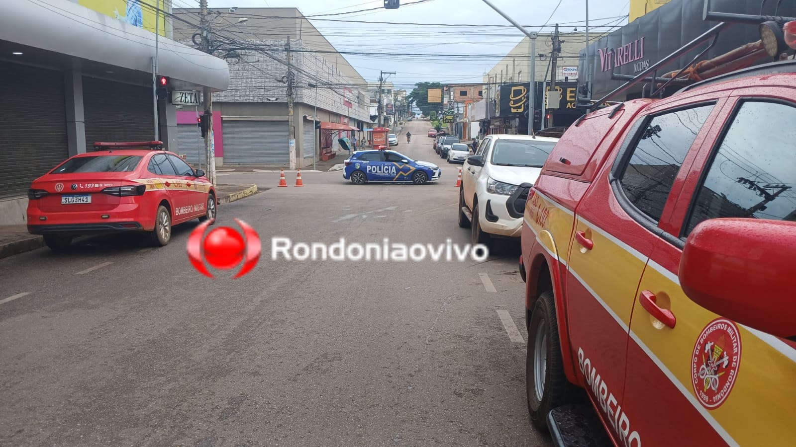 NO CENTRO: Incêndio em hotel mobiliza várias equipes do Corpo de Bombeiros 