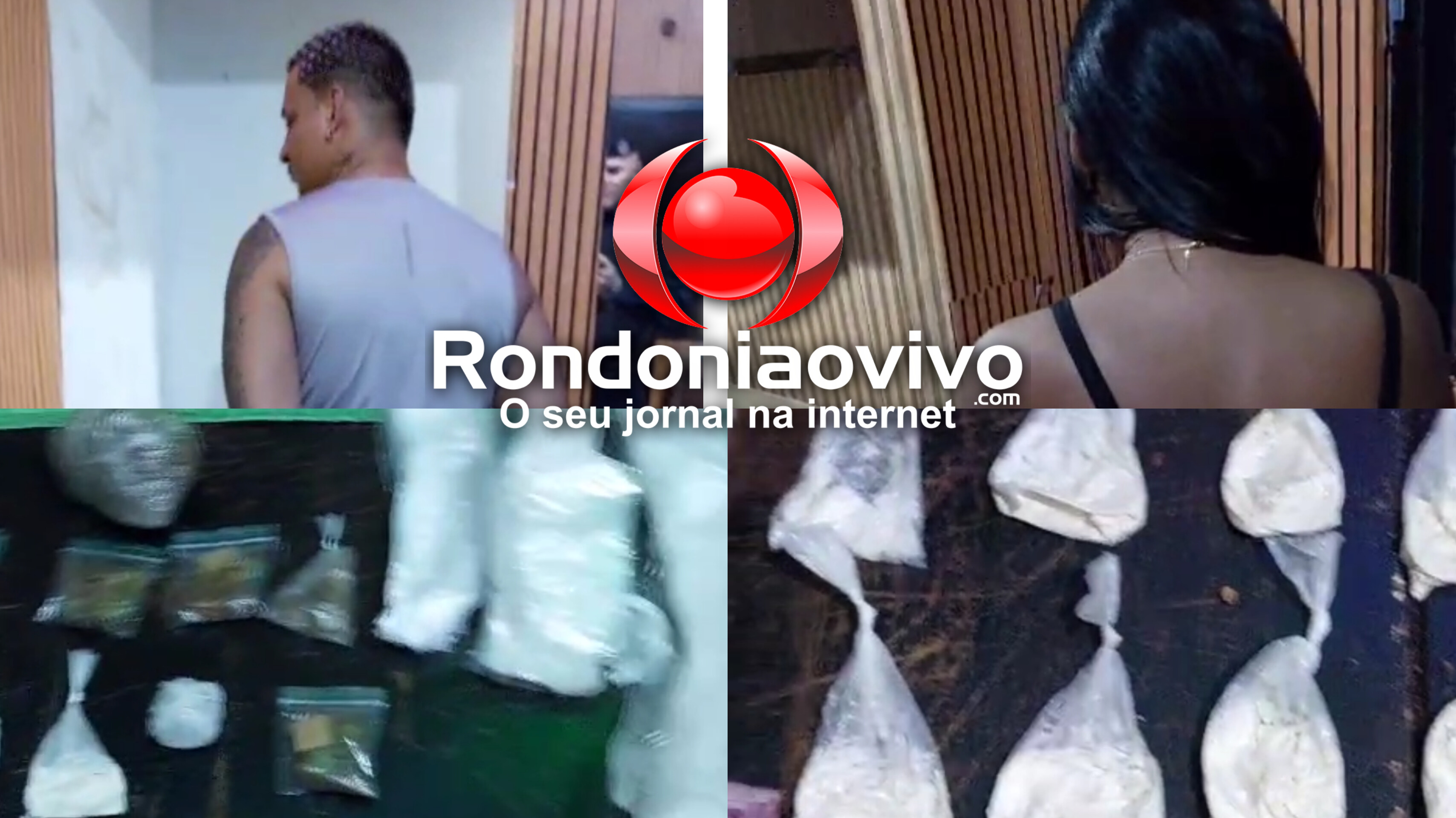 ASSISTA: Casal é preso e ponto de tráfico desarticulado pela equipe do sgt Machado