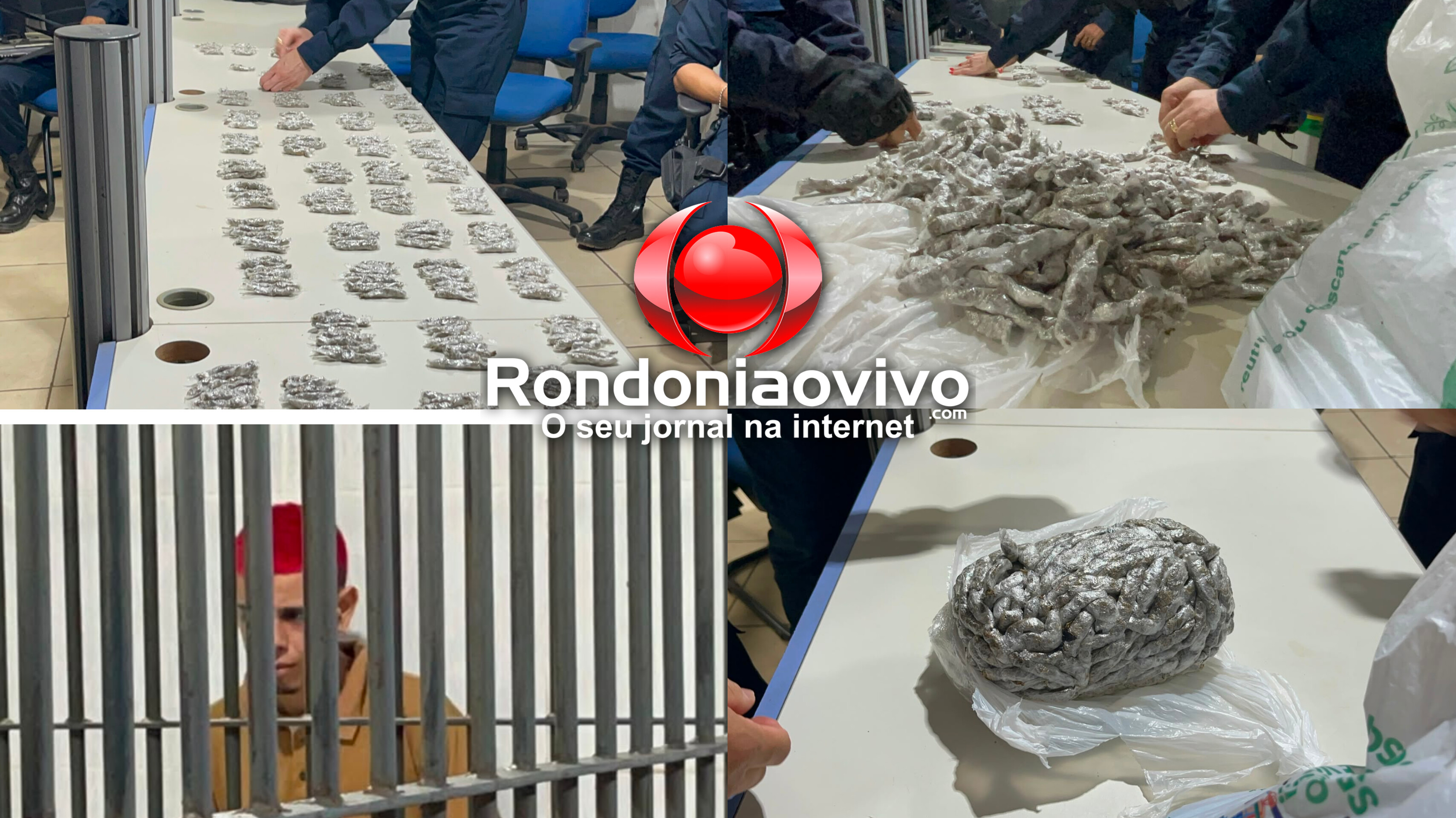 CERCO NO CONDOMÍNIO: Operação da PM prende criminoso com quase 500 porções de drogas no Orgulho 