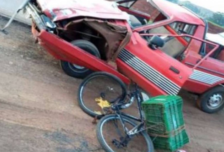 Motorista atropela ciclista, nega ter bebido, mas teste confirma a embriaguez