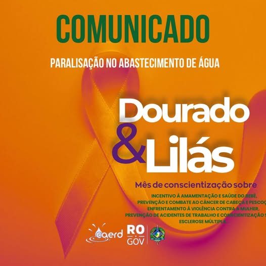 URUPÁ: Caerd interrompe abastecimento do município para realizar manutenção nos serviços