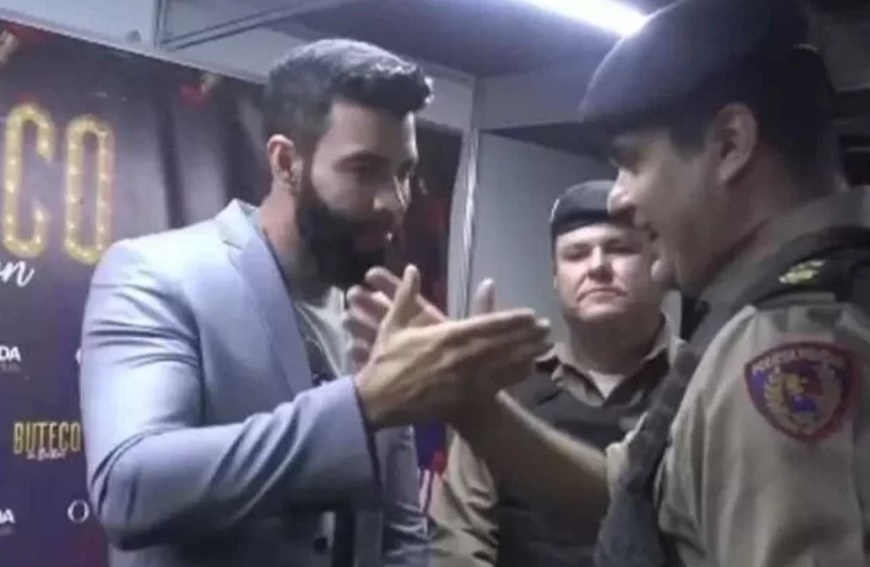 Gusttavo Lima é homenageado pela PMMG: 'Nossa casaca parda está contigo'