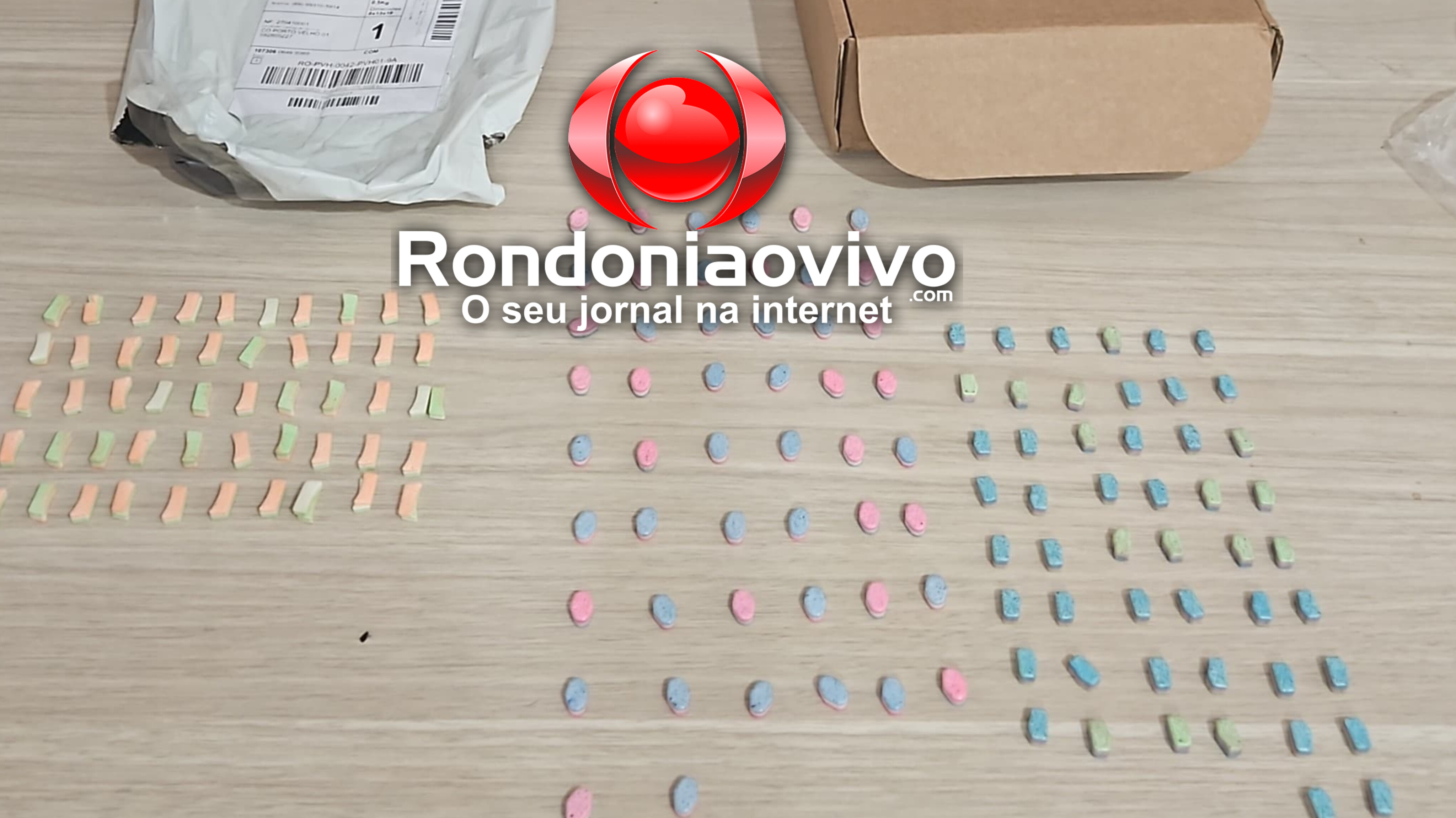 OPERAÇÃO: Denarc apreende 150 comprimidos de ecstasy em transportadora