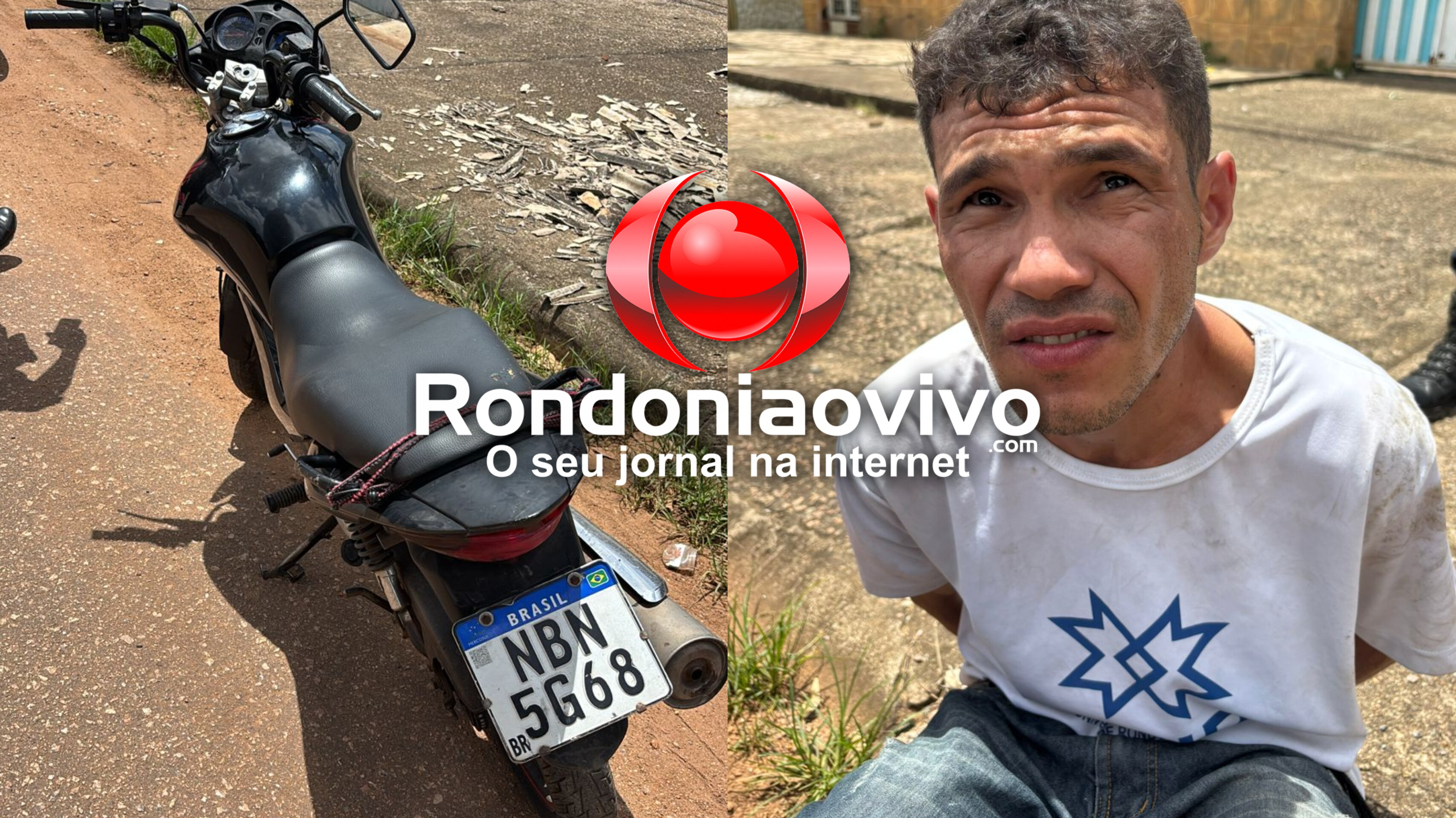 PRÓXIMO À RODOVIÁRIA: Polícia Civil prende homem que ia trocar moto furtada por arma e drogas
