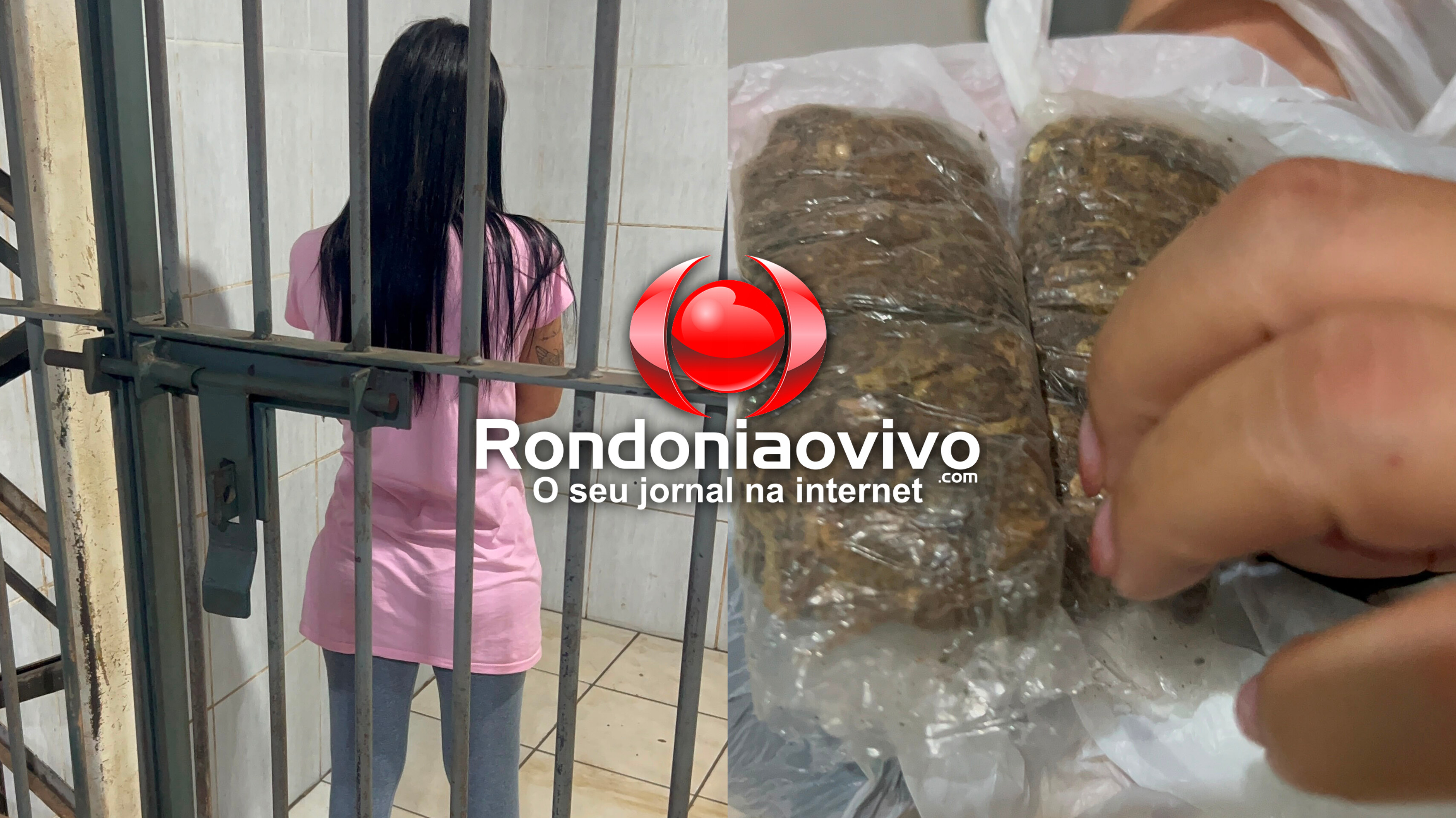 VÍDEO: Jovem é presa ao tentar entrar com droga nas partes íntimas para o marido no 603