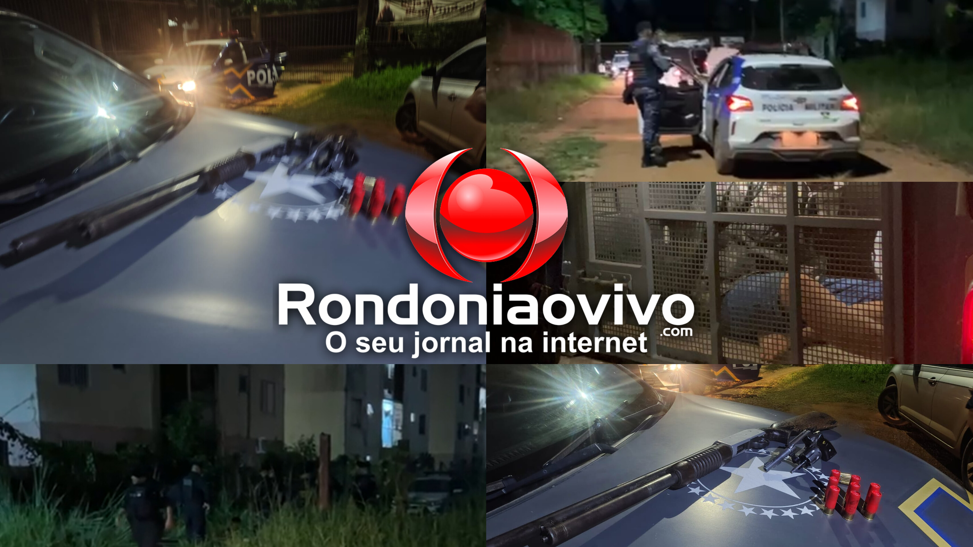 URGENTE: Perseguição e tiroteio terminam com três presos e armas apreendidas na Capital