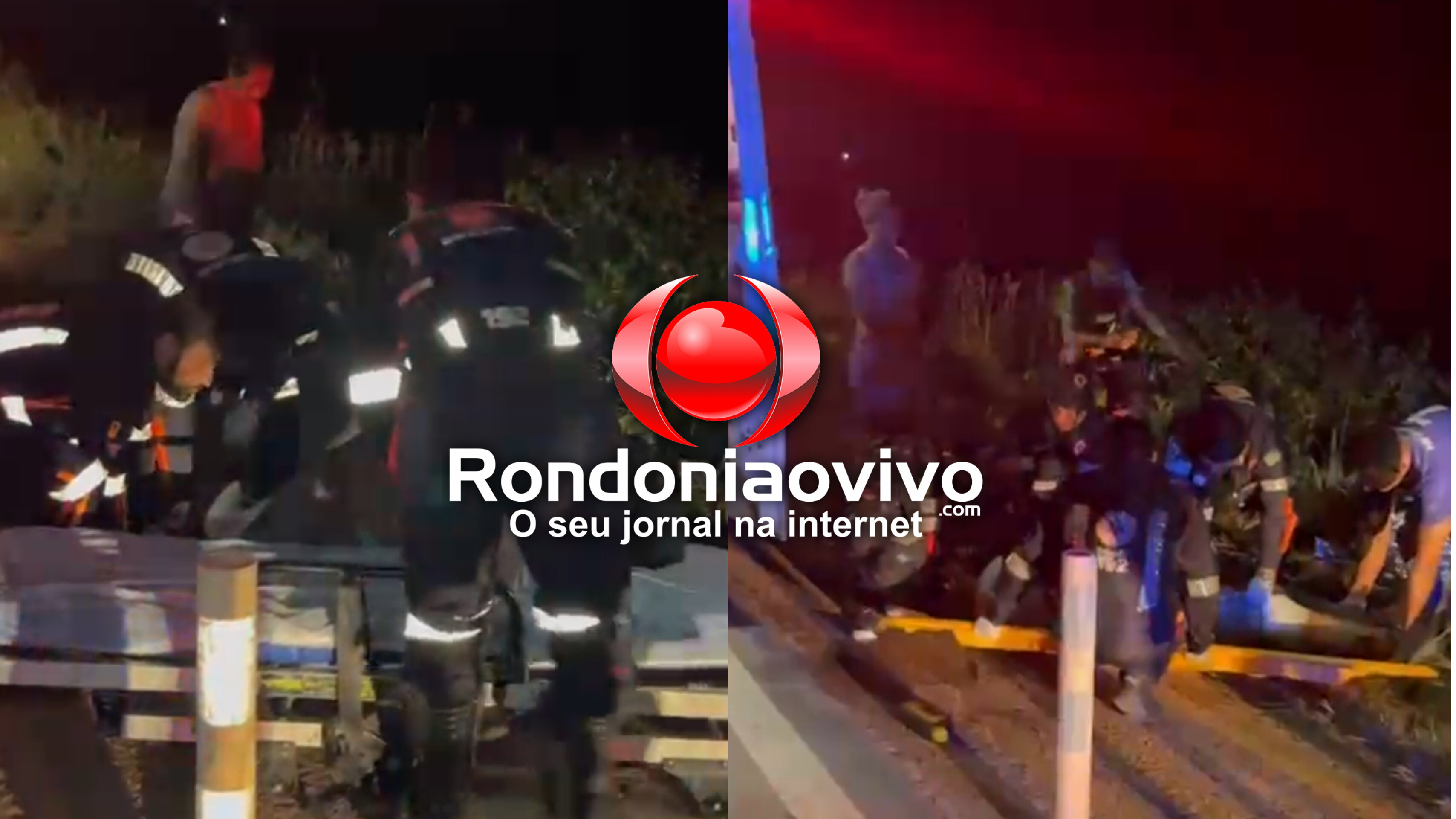 VÍDEO: Colisão entre duas motos e carro deixa dois gravemente feridos na BR-319