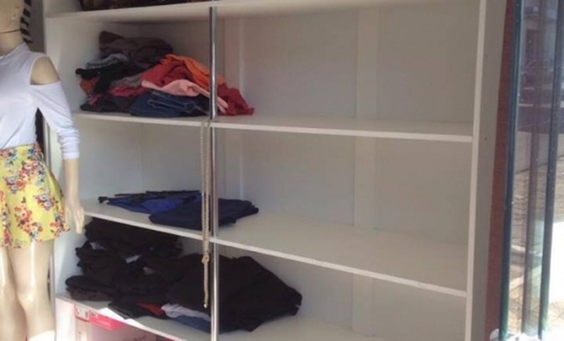 ARRASTÃO OUSADO: Criminosos invadem loja e furtam todas as mercadorias