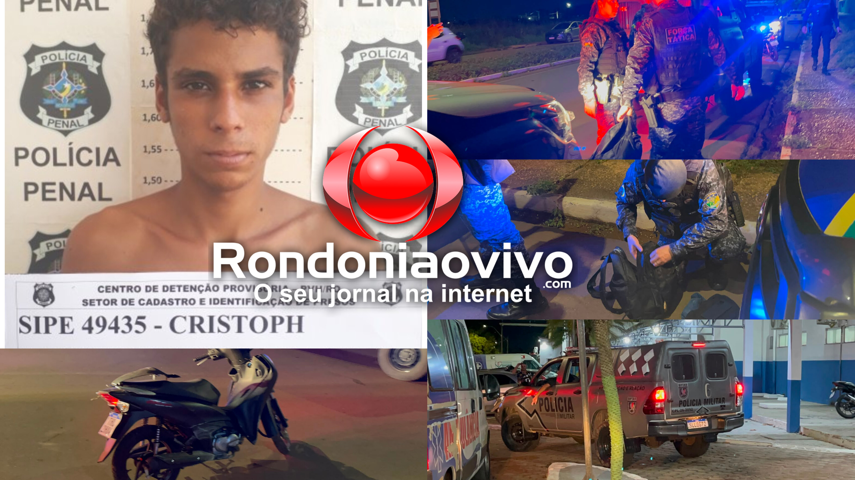 FIM DA LINHA: Foragido morre após confronto com a Força Tática e adolescente detido