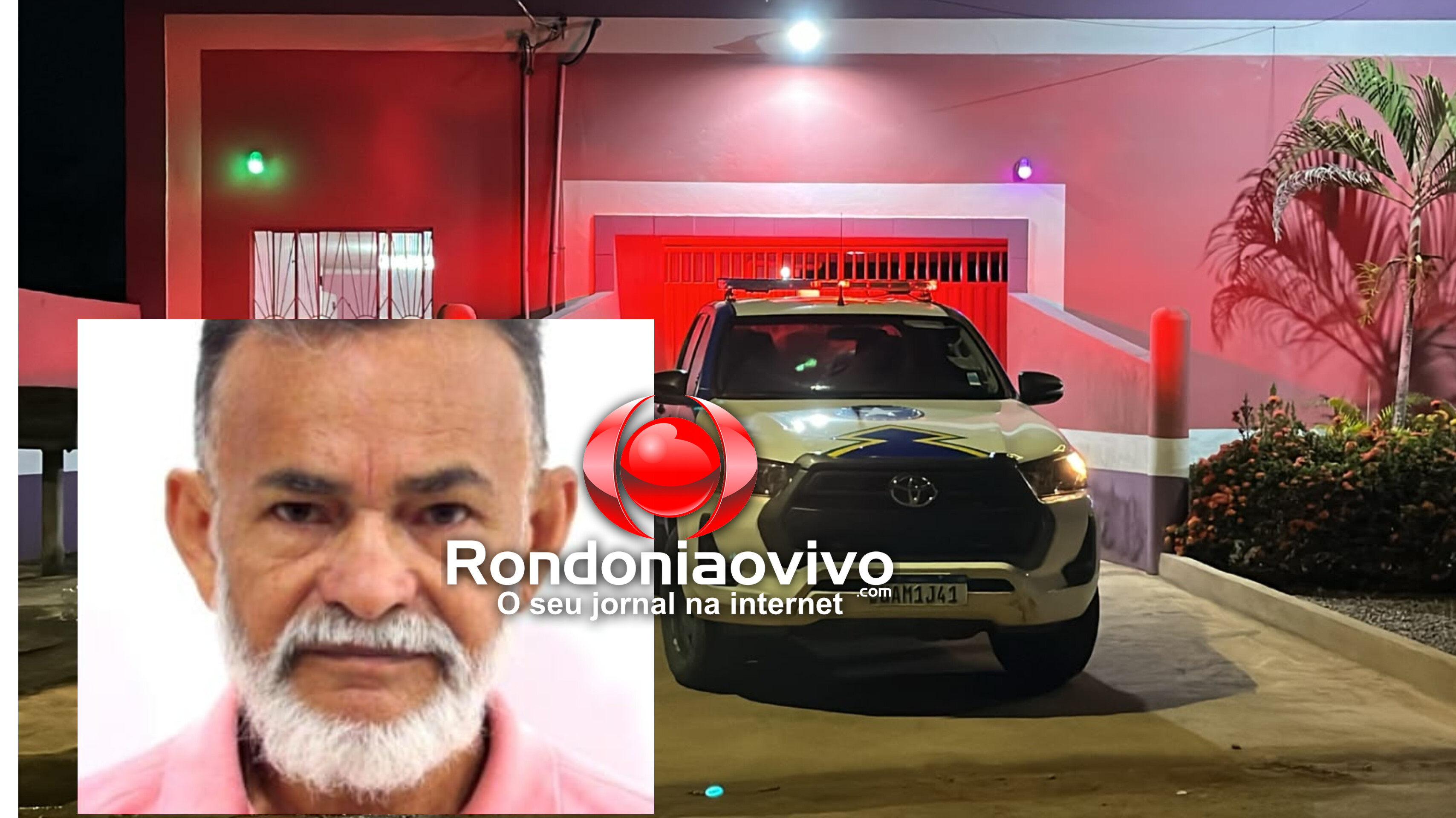IDENTIFICADO: Idoso passa mal e morre dentro de quarto de motel em Porto Velho