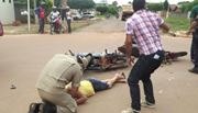 ROLIM DE MOURA – Condutora de moto fica ferida em acidente de trânsito