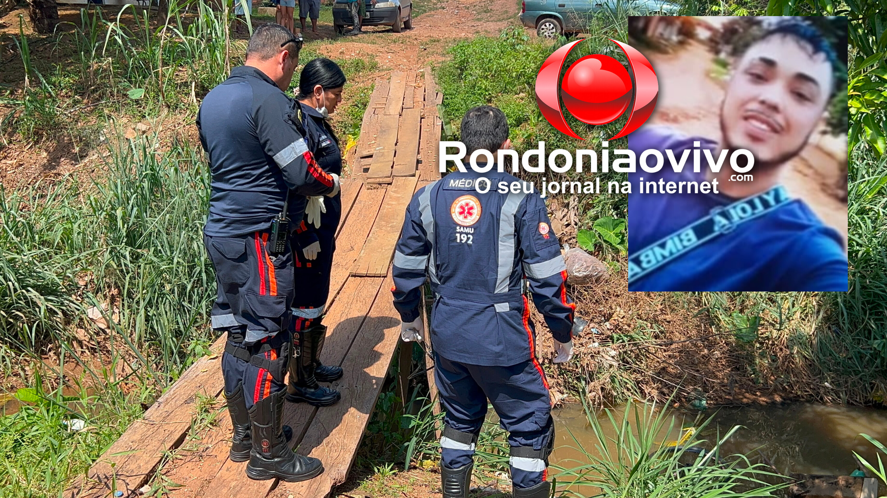 IDENTIFICADO: Ciclista morre após cair de ponte em Porto Velho