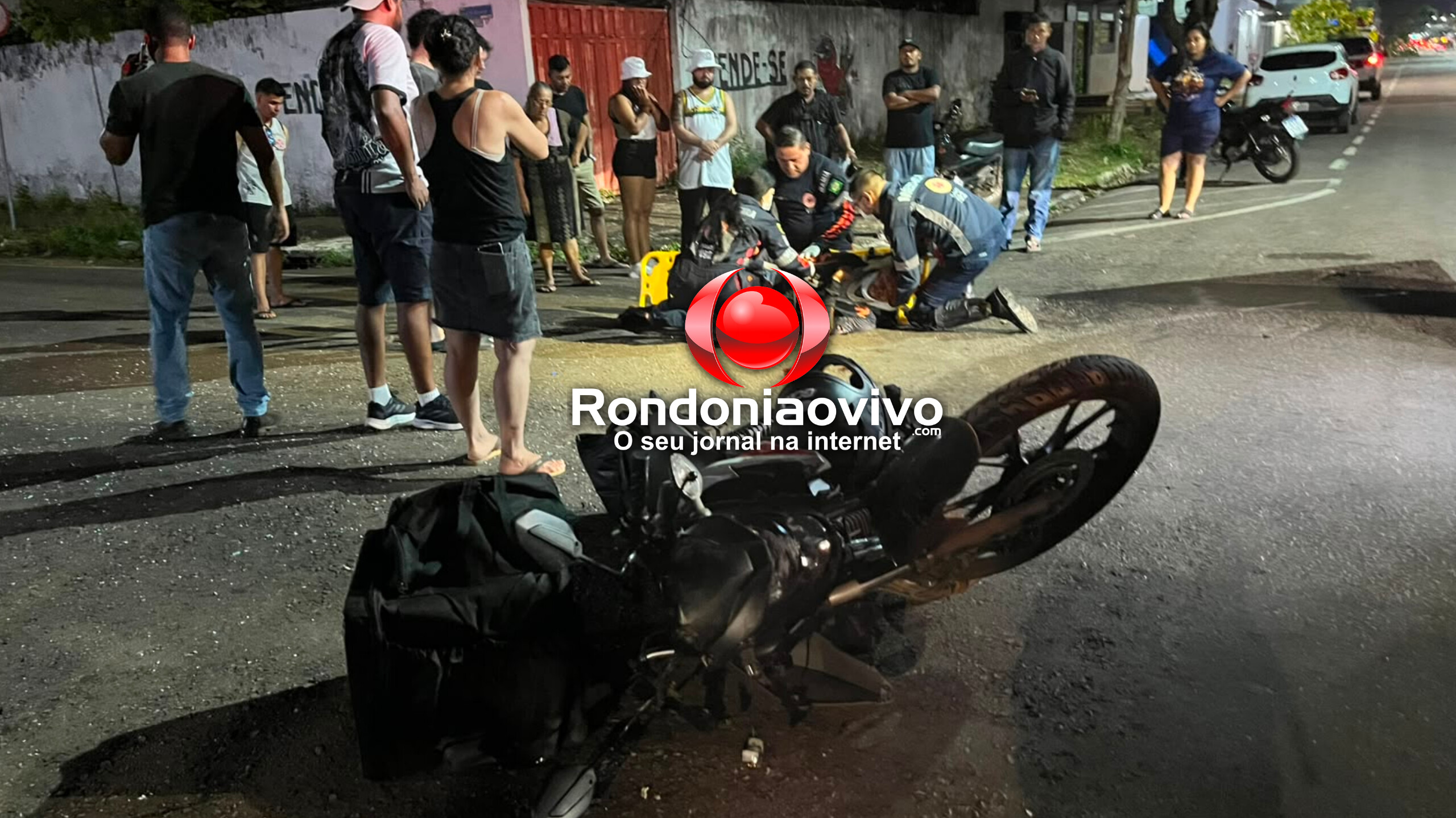URGENTE: Motoboy de delivery fica em estado gravíssimo após acidente na Abunã