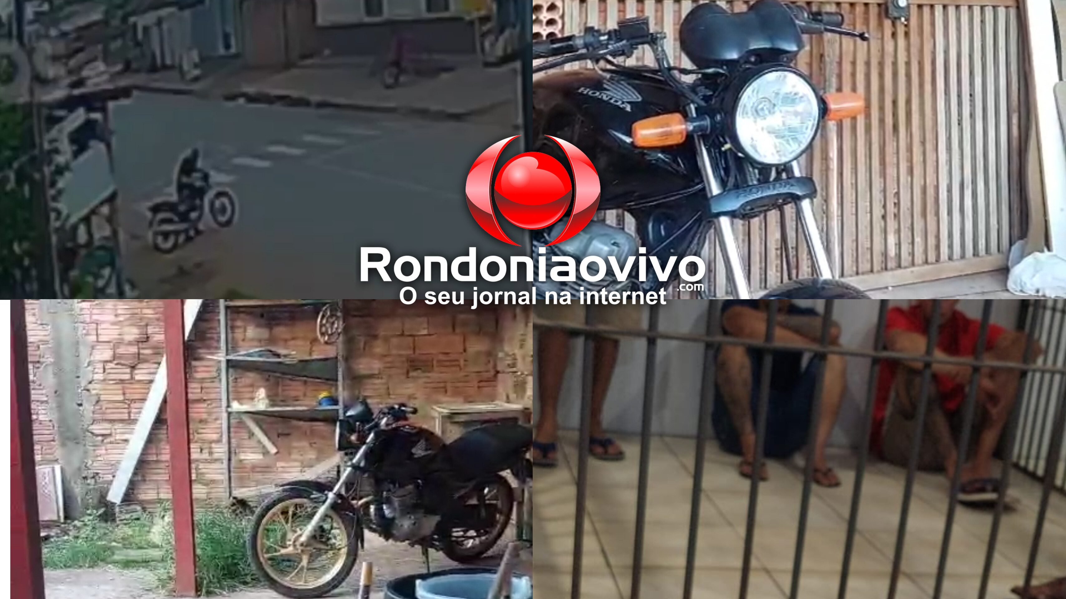 VÍDEO: Três são presos após furto de motocicleta em frente de academia
