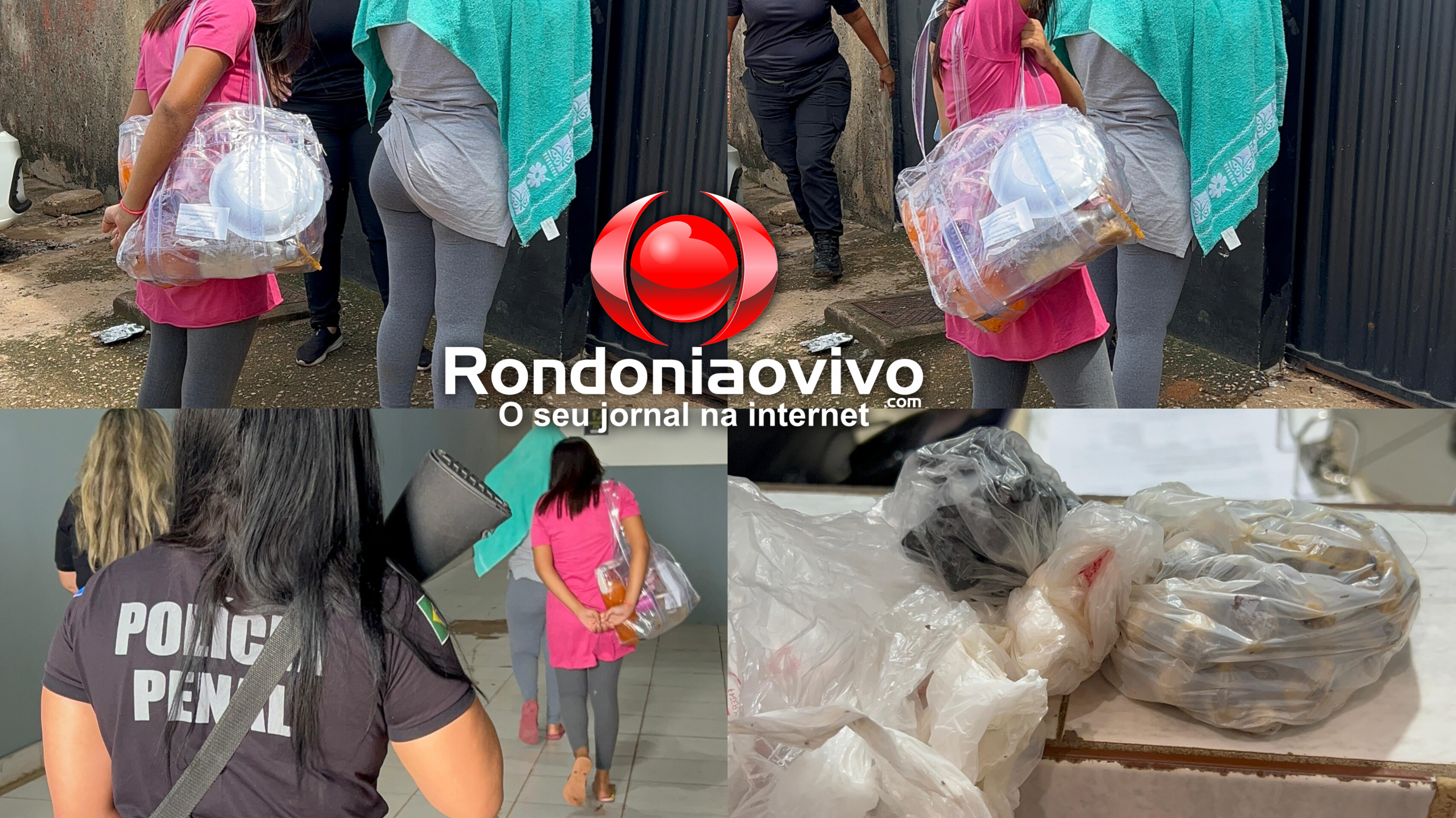 VÍDEO: Duas mulheres são detidas ao tentar entrar com droga no presídio '603'