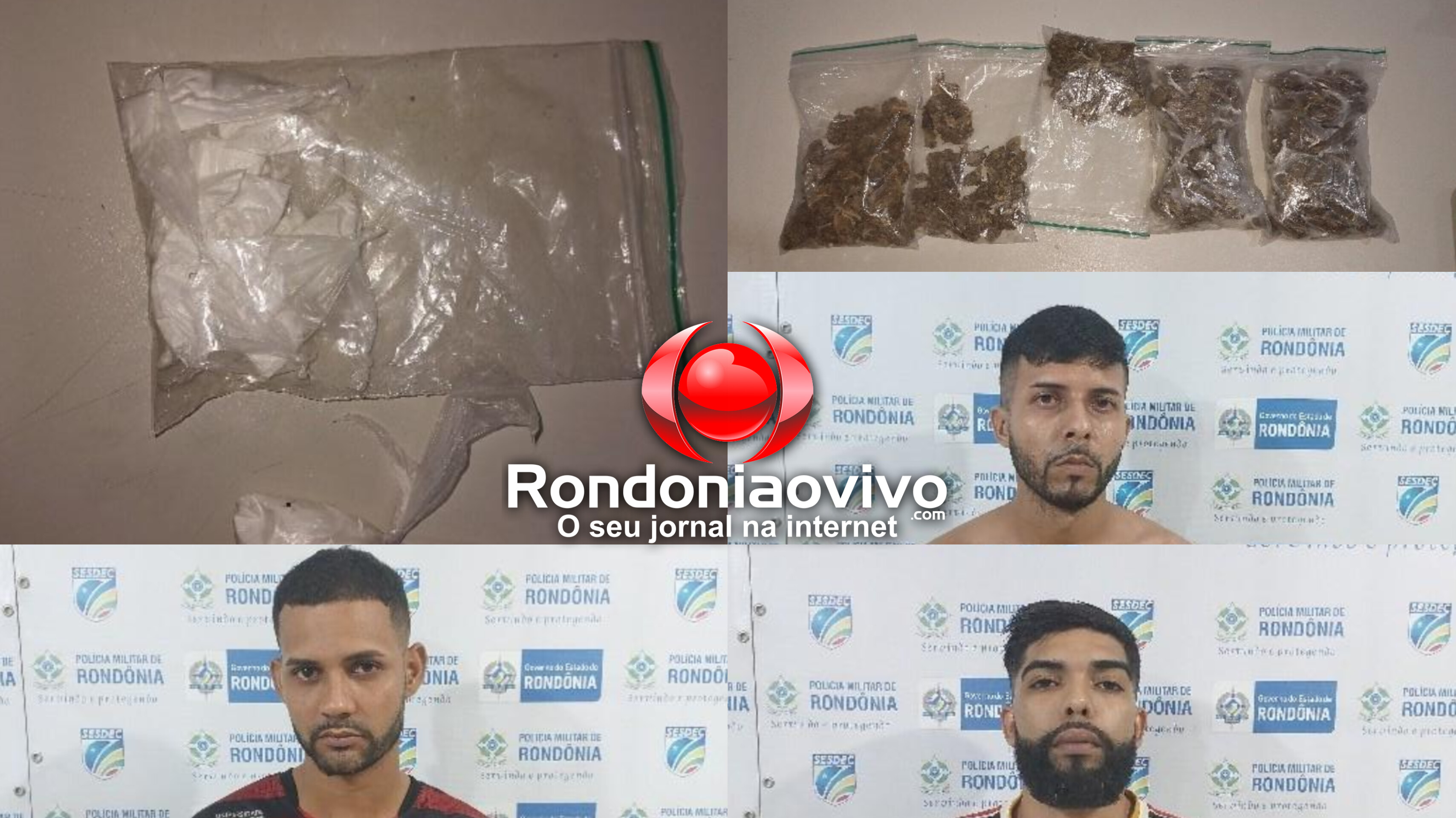 BOCA DE FUMO: Três são presos por tráfico de drogas na zona Sul