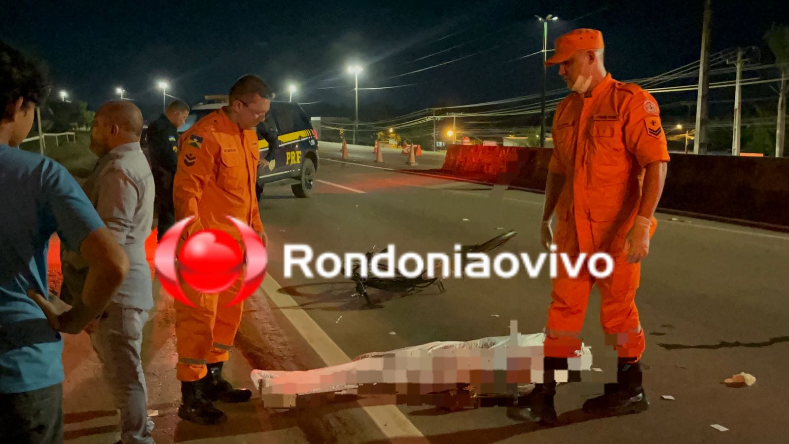 URGENTE: Ciclista idoso morre atropelado na BR-364