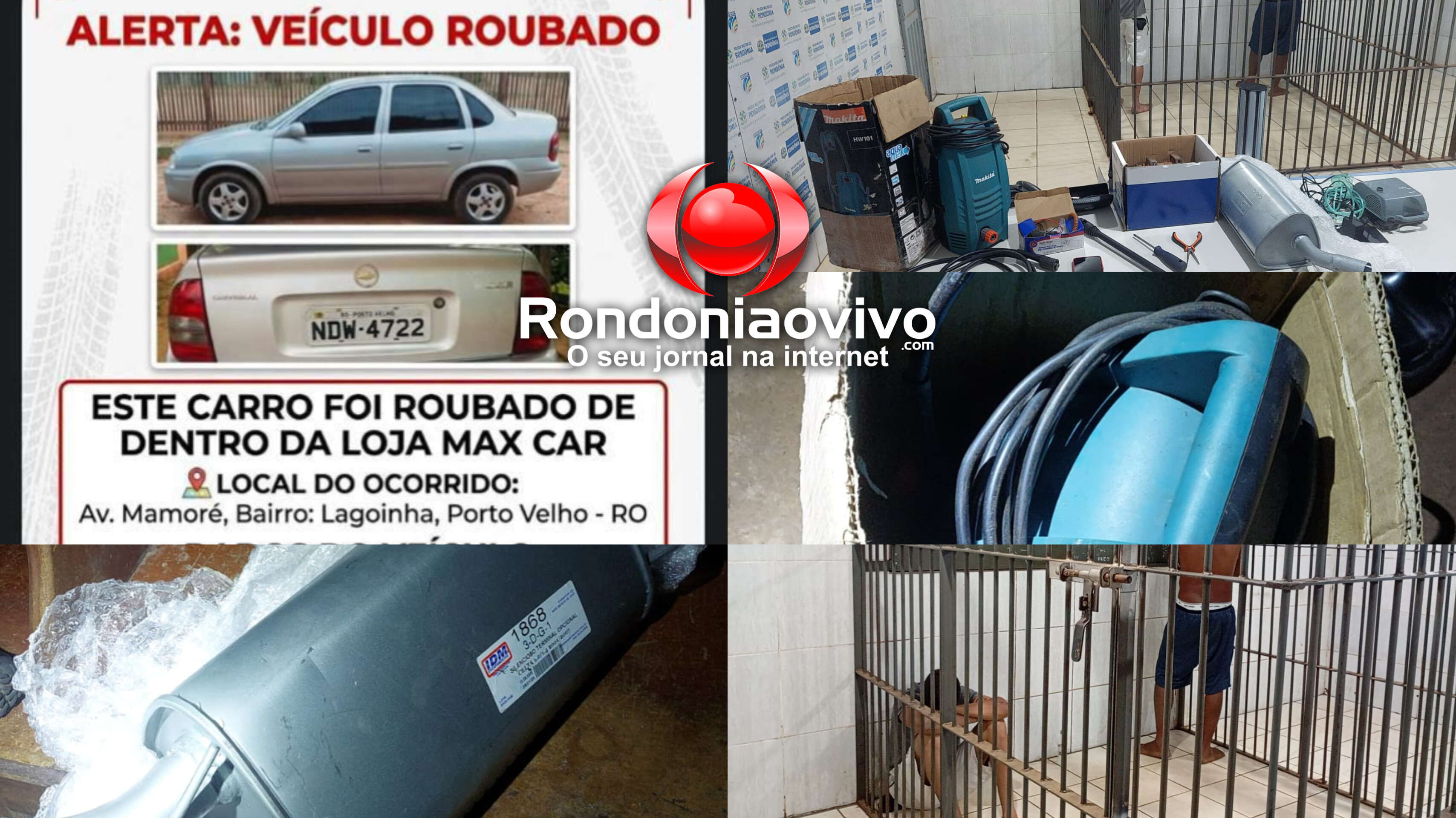 OPERAÇÃO: Equipe do sargento Machado prende acusados de furto em loja de autopeças