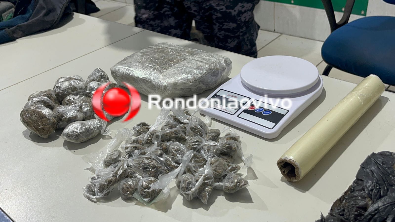 ORGULHO DO MADEIRA: Traficante corre para a mata e abandona quase dois quilos de drogas 