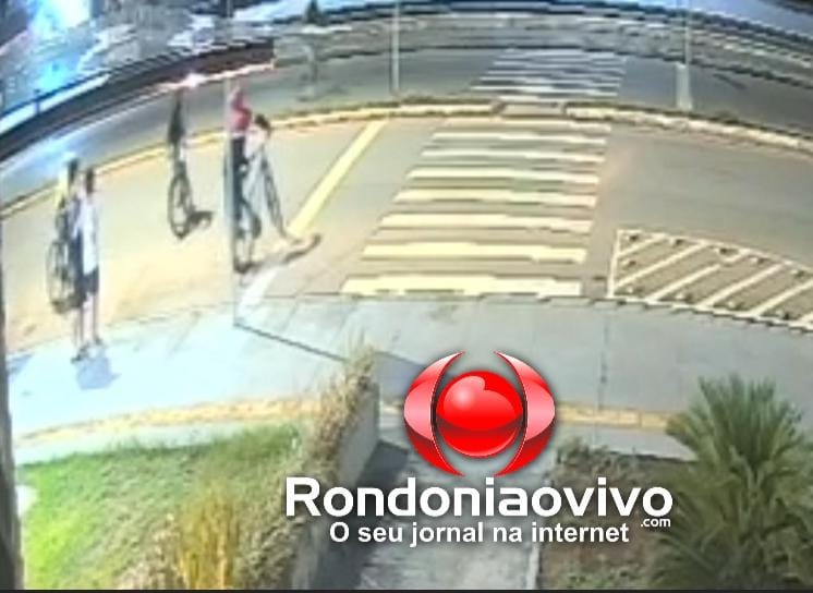 DENUNCIE: Vídeo mostra bando em bicicletas assaltando jovens em avenida