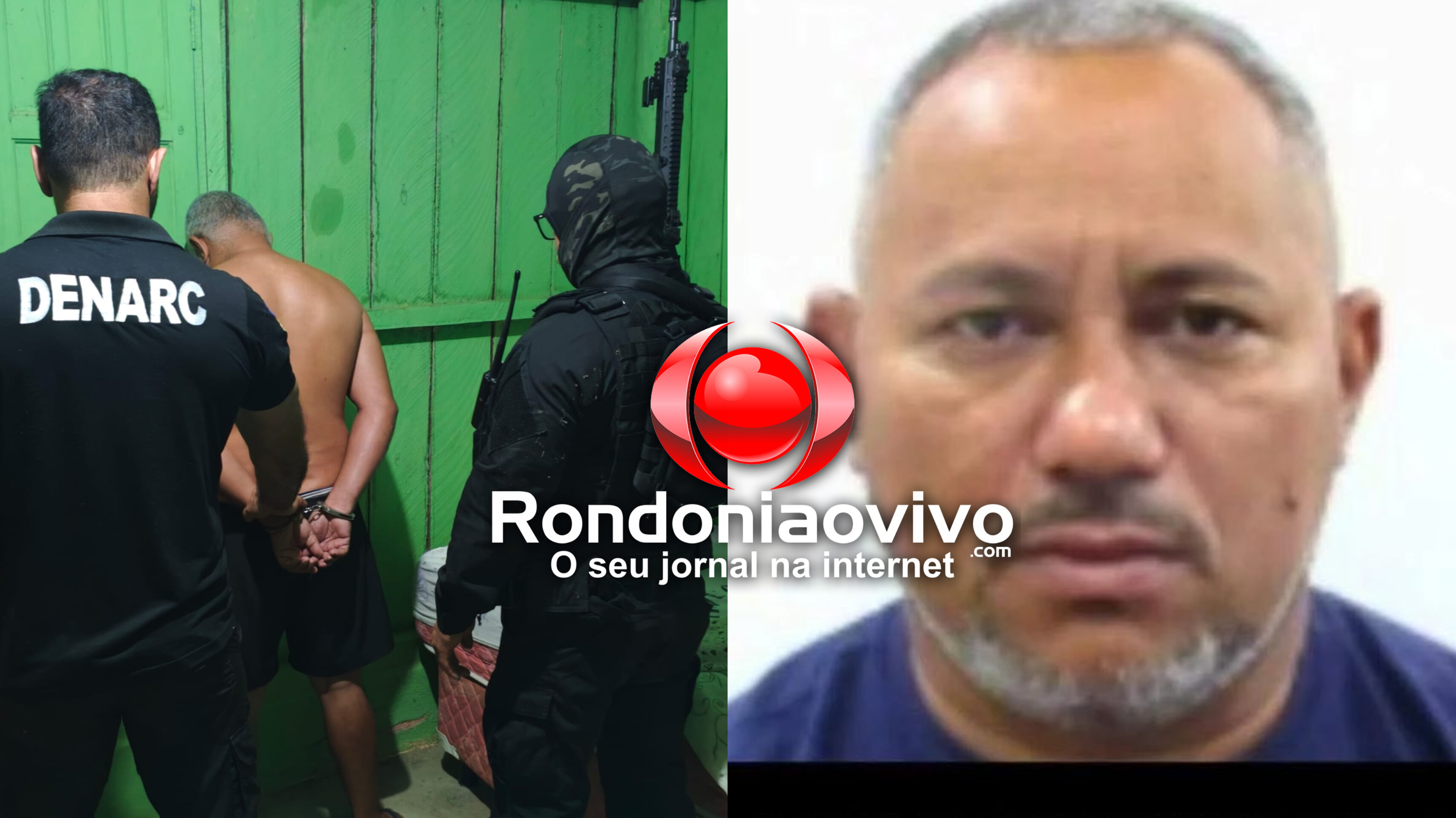 'MELÉ DO CV': Foragido das Operações Metáfora I e II é preso pelo Denarc em propriedade rural