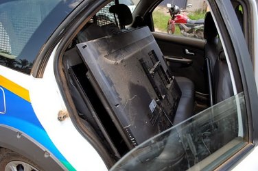 Estudante é preso após furtar TVs da própria escola