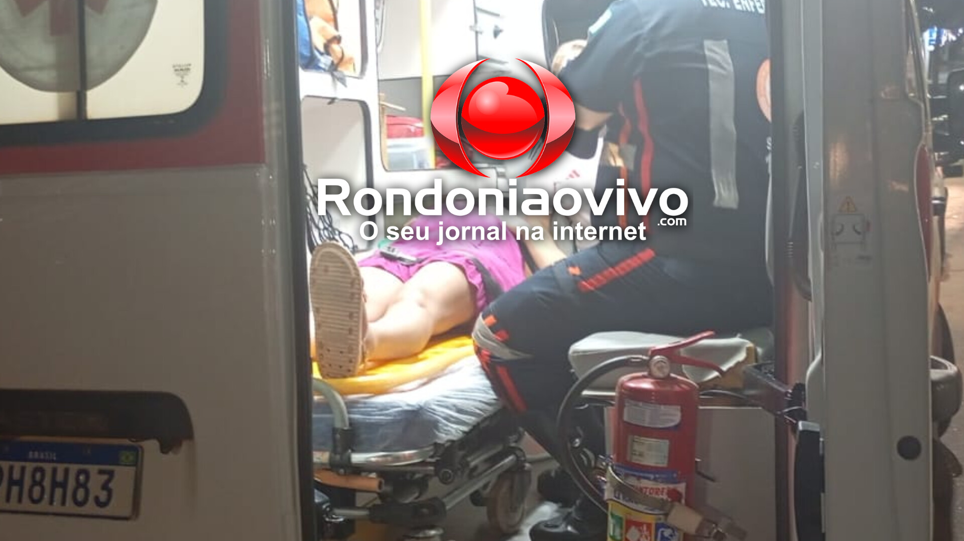 URGENTE: Motociclista embriagado foge após atingir grávida de oito meses na faixa