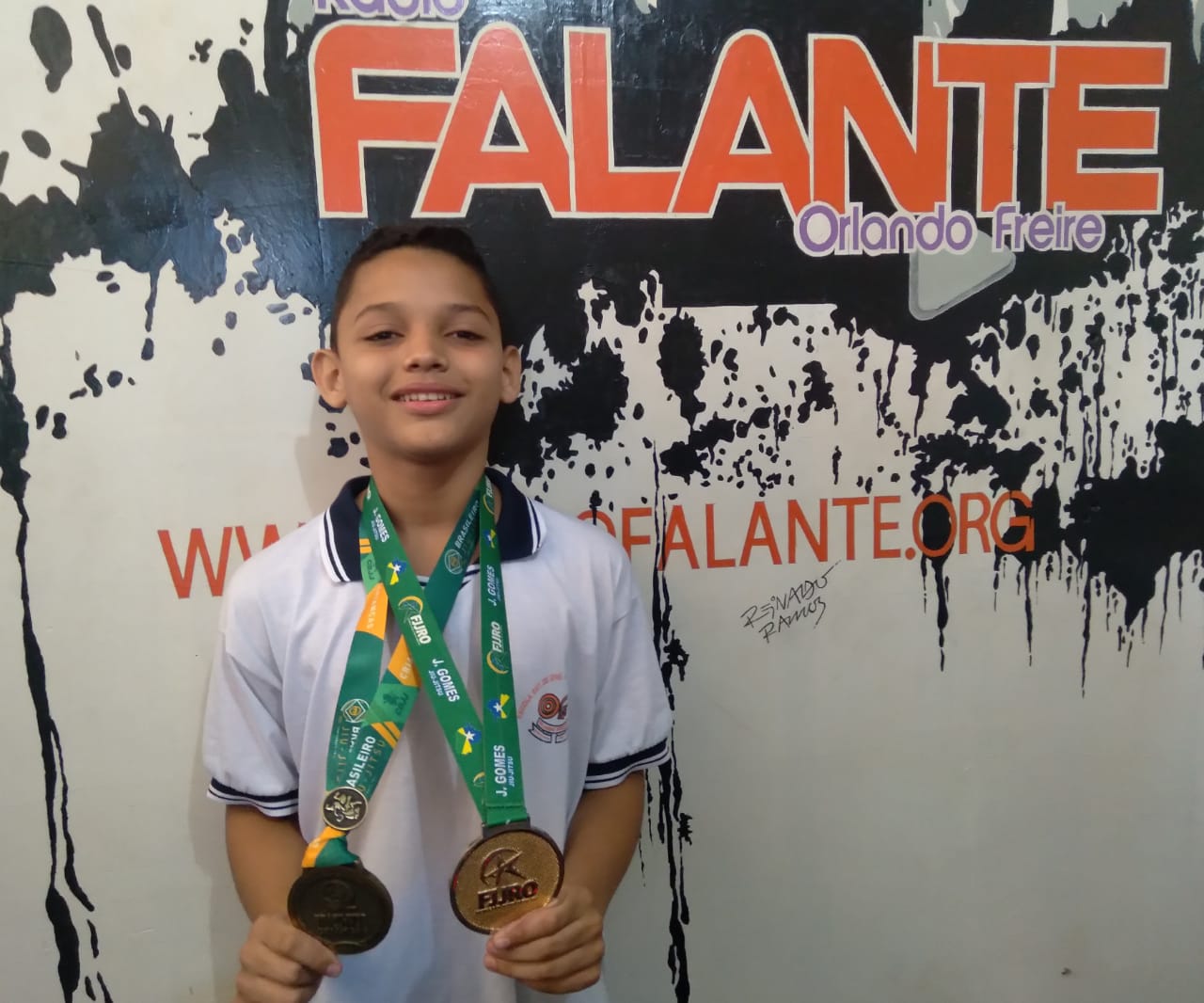 Estudante da escola Orlando Freire conquista medalha no campeonato de jiu-jítsu