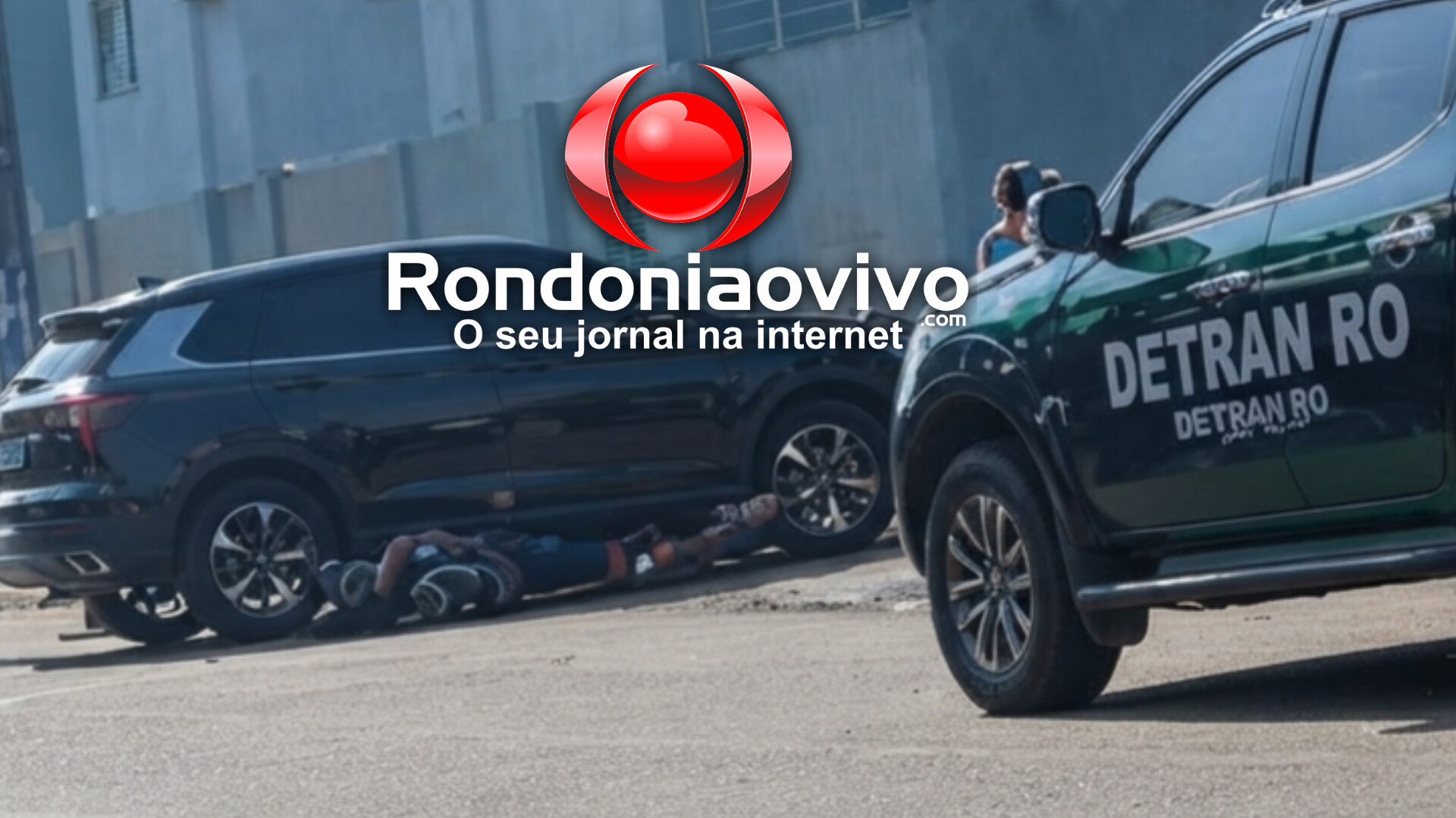 CARRO AVANÇOU: Motociclista é socorrido ao hospital JPII após acidente na zona Norte