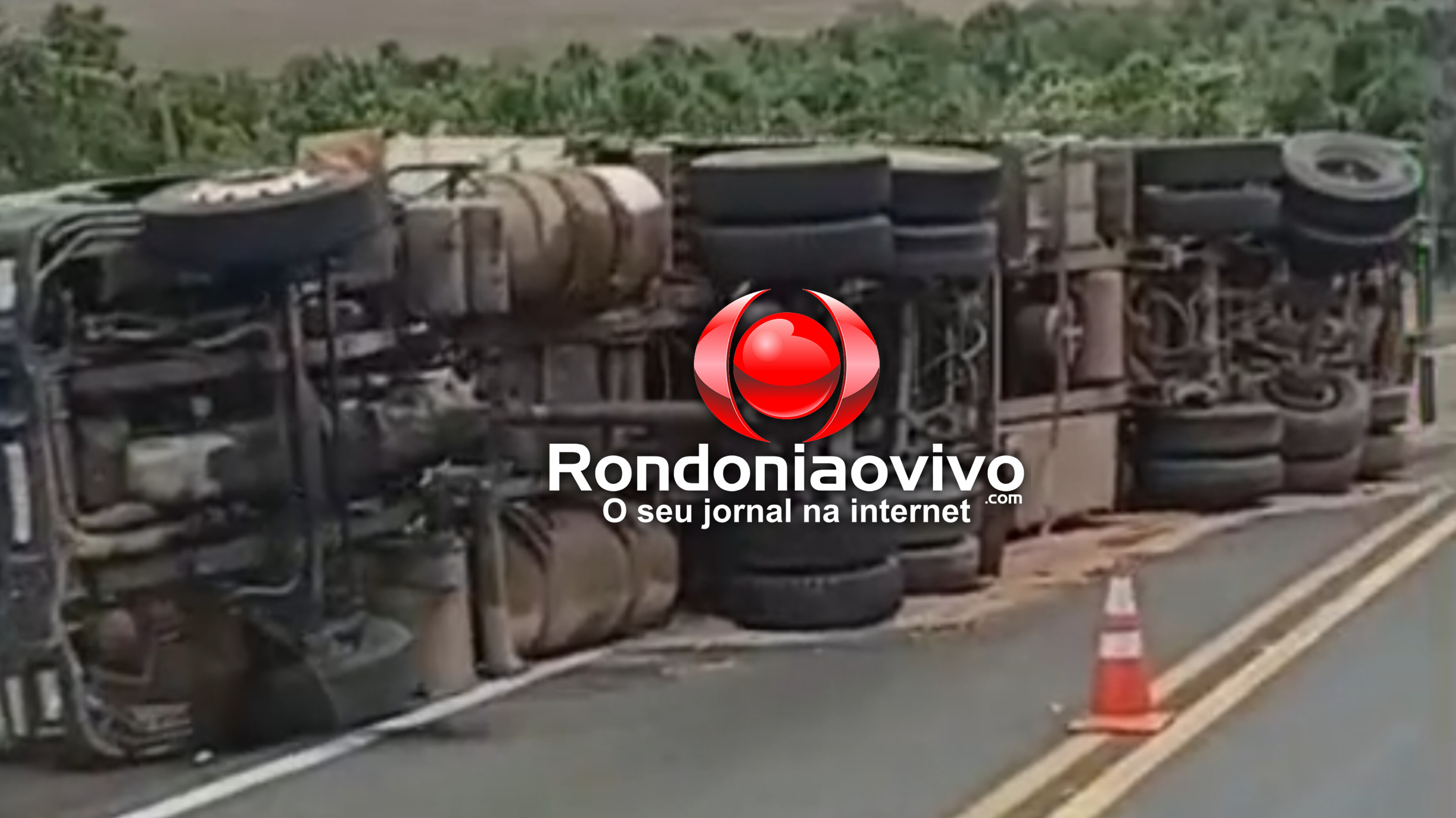 ATENÇÃO: Acidente bloqueia trecho da BR-364 em Rondônia