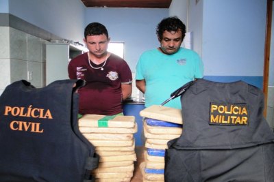 Acusados de tráfico são presos pela PM e PC
