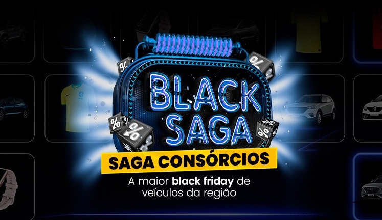 PROMOÇÃO: Vem aí a maior Black Friday de veículos da região no Grupo Saga!