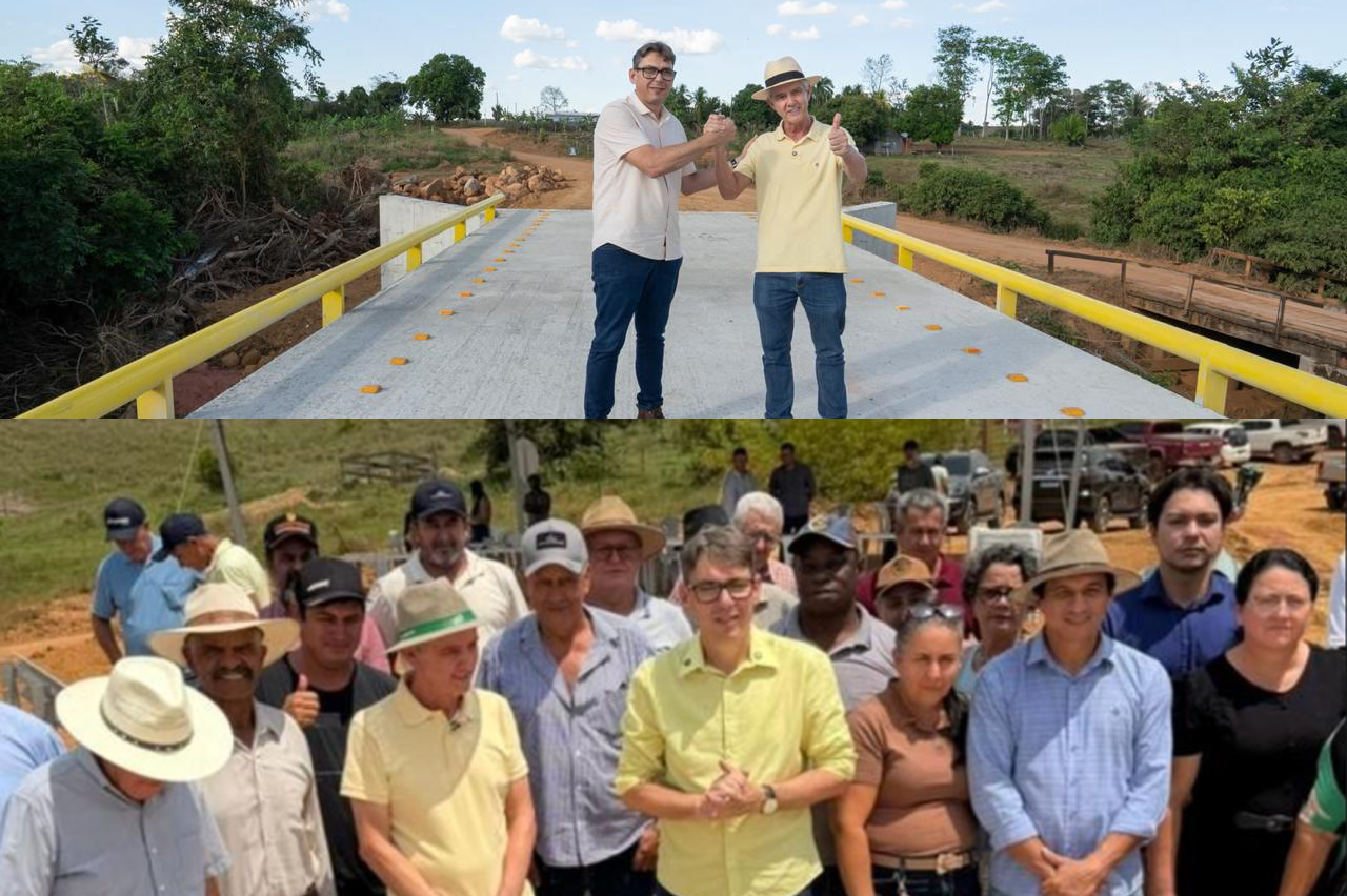 JAIME BAGATTOLI : Senador inaugura a primeira ponte de concreto e aço de Jaru 