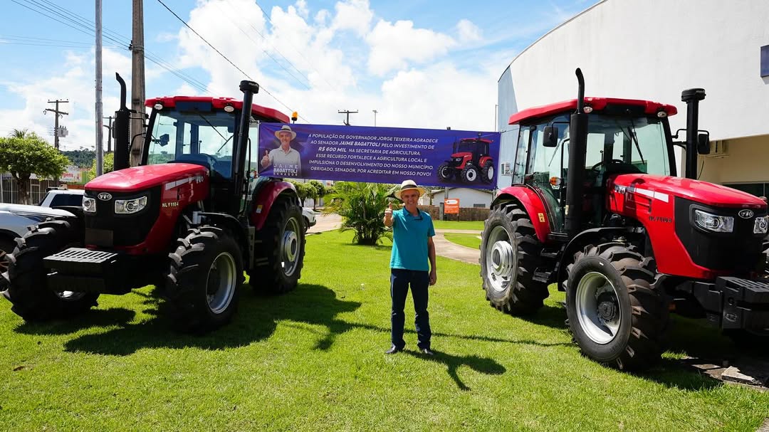 JAIME BAGATTOLI: Senador já destinou mais de R$ 58 milhões em maquinários e implementos agrícolas