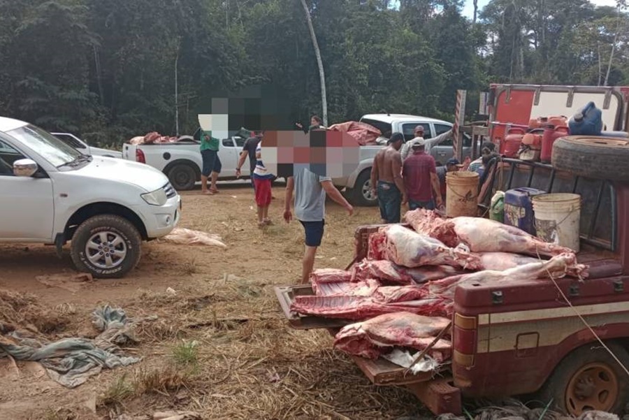 CARGA SAQUEADA: Caminhão de empresa vilhenense tomba em rodovia de MT