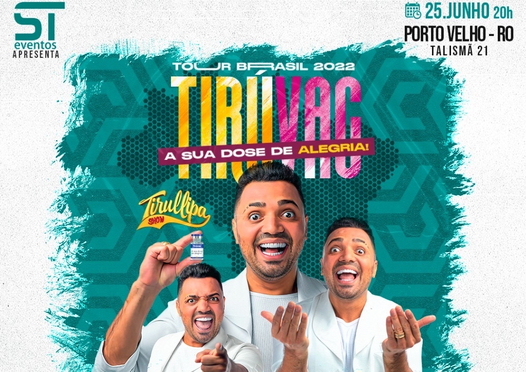 TÁ CHEGANDO A HORA: Confira os sorteados para o novo show de humor do Tirullipa