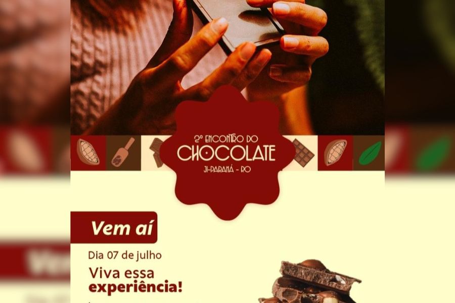 EM JI-PARANÁ: 2º Encontro do Chocolate destaca cacauicultura e da chocolateria de RO