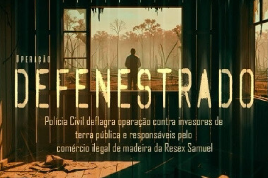 DEFENESTRADO: Draco e Sedam fazem operação contra acusados de invadir Estação Ecológica