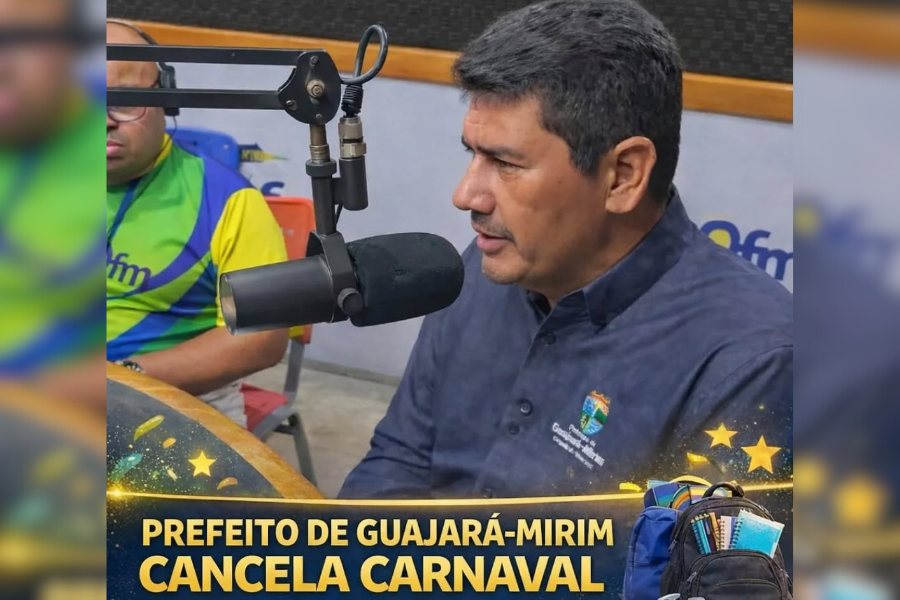 DE GUAJARÁ MIRIM: Prefeito Fábio netinho cancela Carnaval e destina recursos para Saúde e Educação